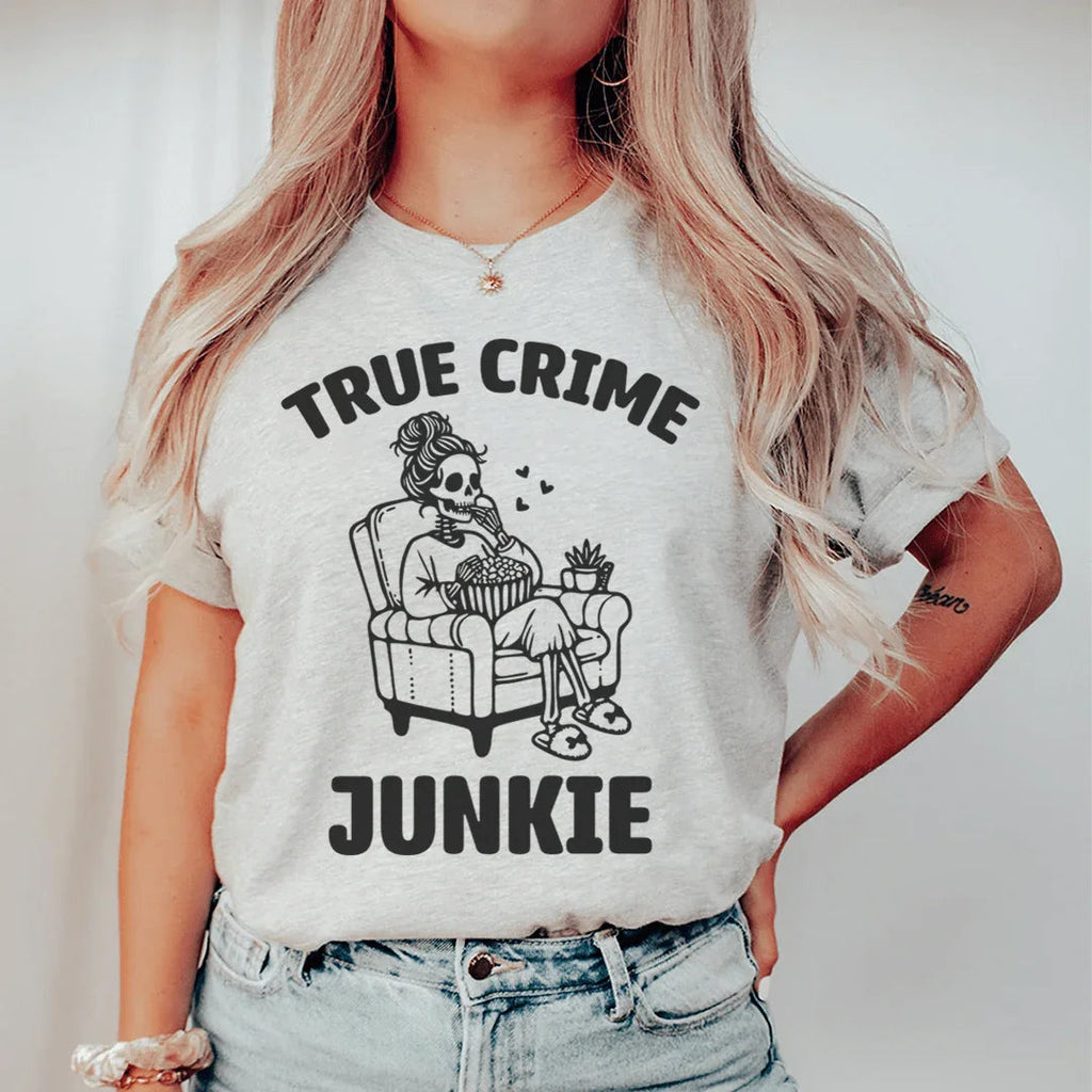 True Crime Junkie Tee - WonderingCloth
