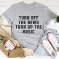 Turn Up The Music Tee - WonderingCloth