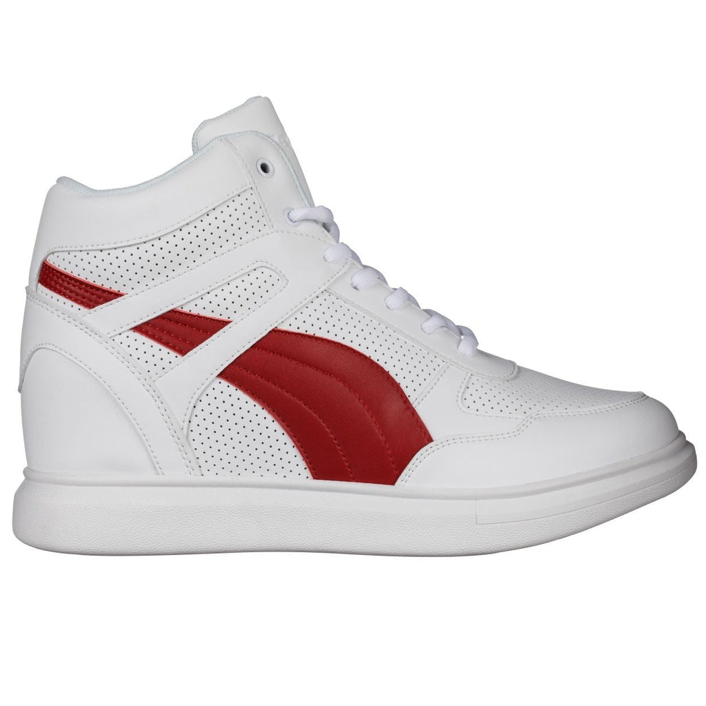 CALTO - H71902 - 3.8 Inches Taller (White/Red) - WonderingCloth