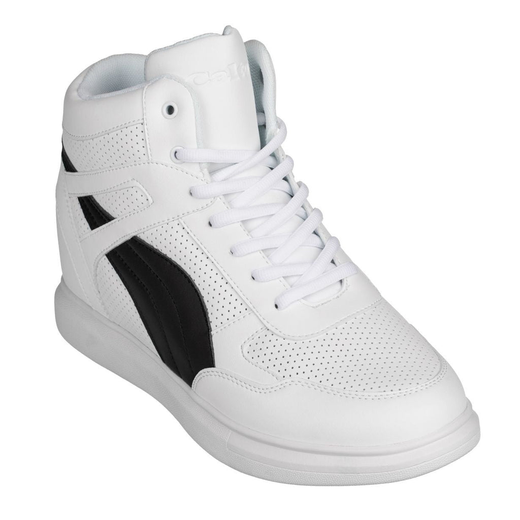 CALTO - H71903 - 3.8 Inches Taller (White/Black) - WonderingCloth