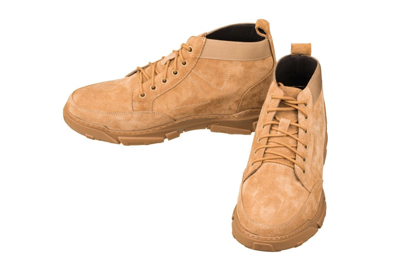 CALTO - K50131 - 2.9 Inches Taller (Nubuck Desert Tan) - WonderingCloth