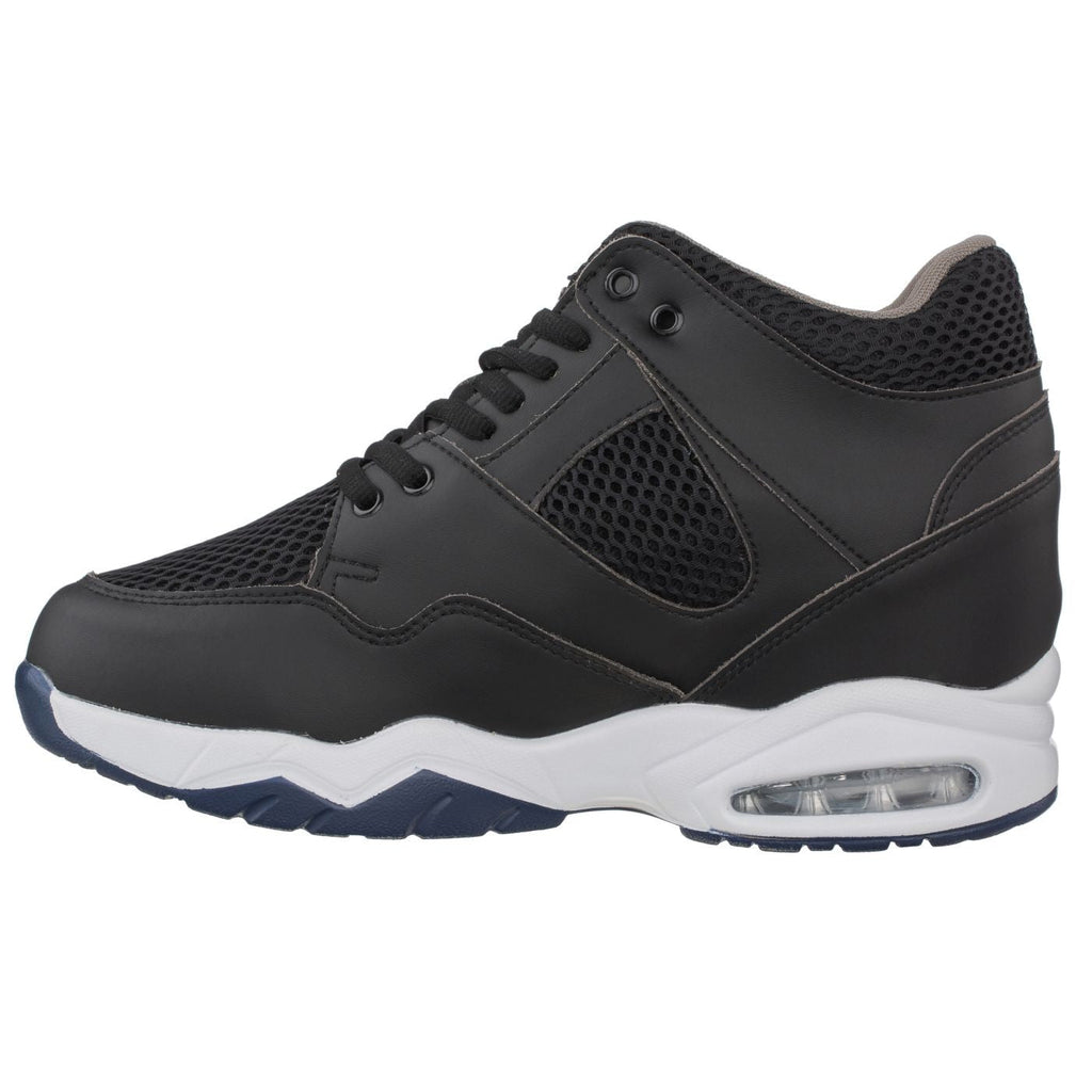 CALTO Black Elevator Sneakers - 3.4 Inches - H329082 - WonderingCloth