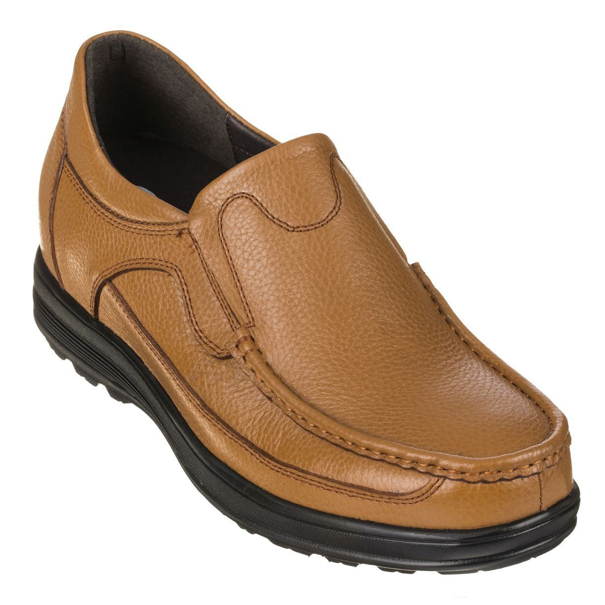 CALTO - G1829 - 3.2 Inches Taller (Tan Brown) - Lightweight - WonderingCloth