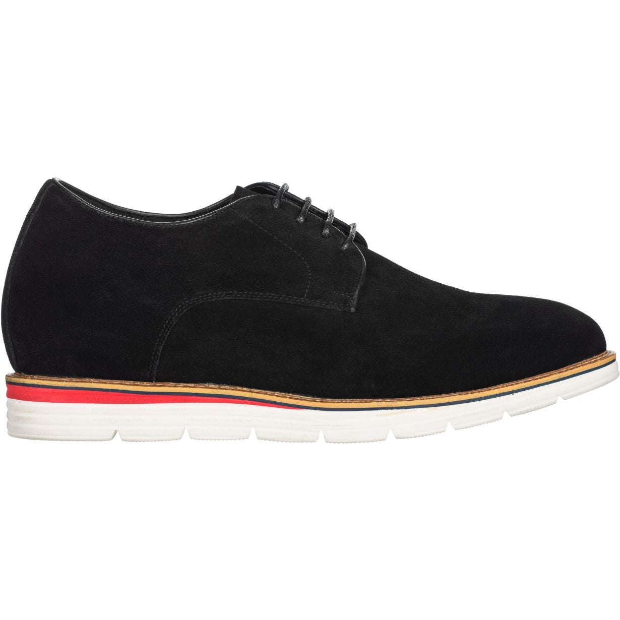 CALTO - Y4222 - 3.2 Inches Taller (Nubuck Black) - WonderingCloth
