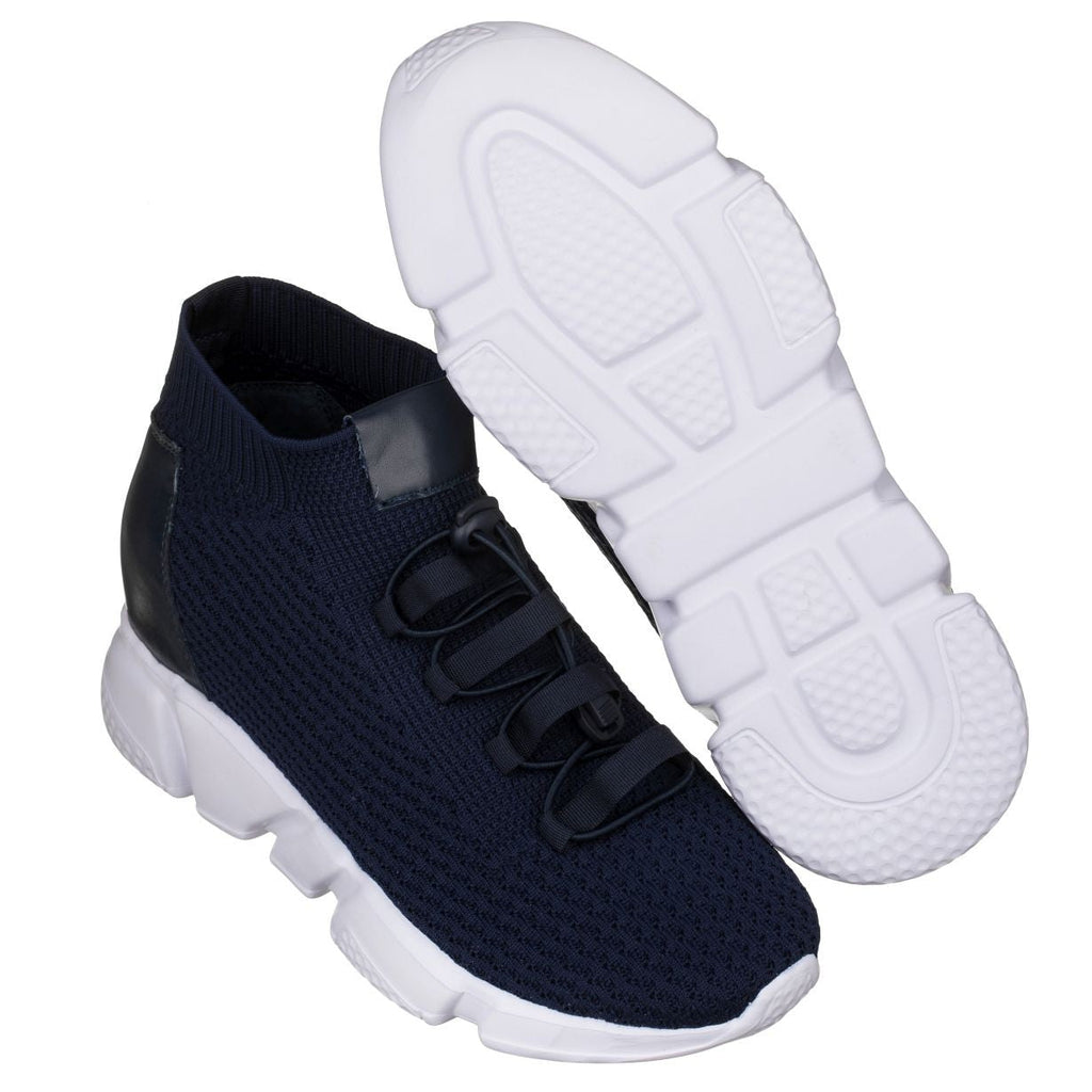 CALTO - H1722 - 3.2 Inches Taller (Dark Blue) - Ultra Lightweight - WonderingCloth