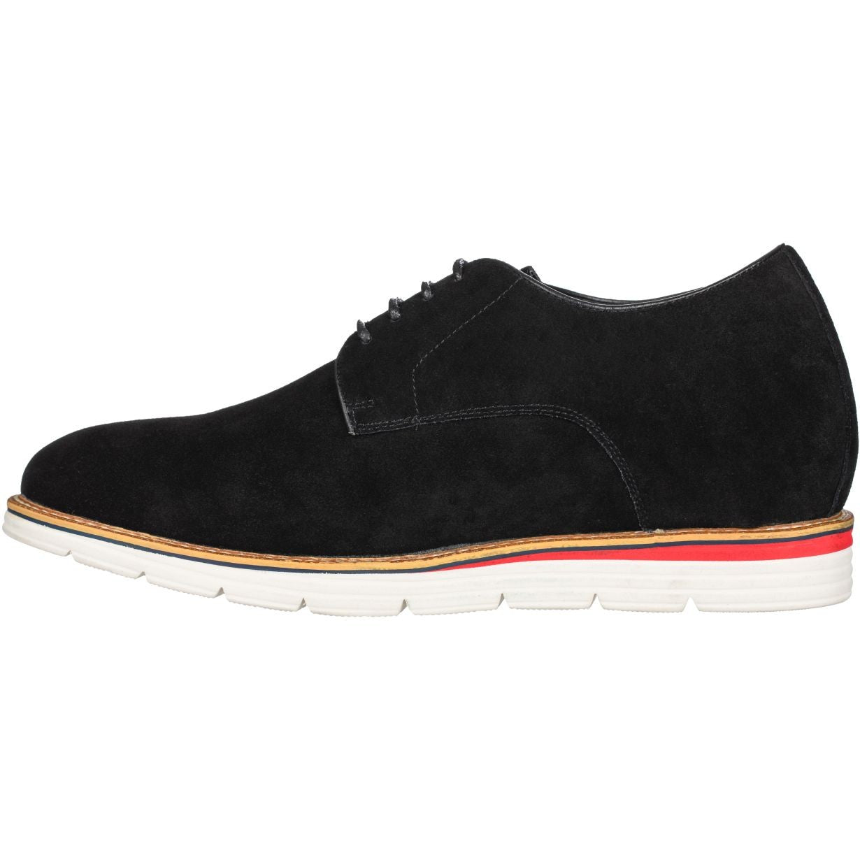 CALTO - Y4222 - 3.2 Inches Taller (Nubuck Black) - WonderingCloth