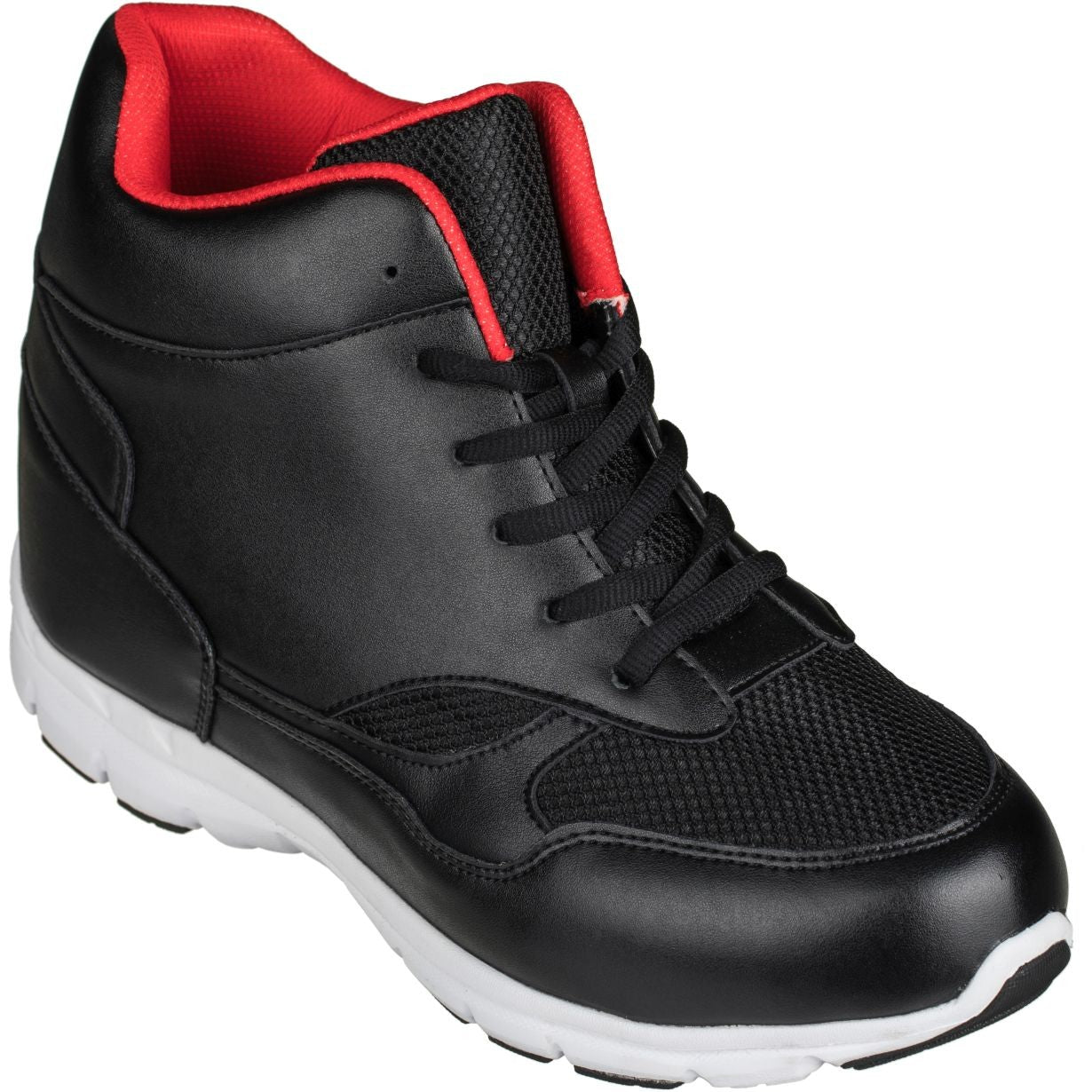 CALTO Leather High-Top Sneakers - Four Inches - G3332 - WonderingCloth