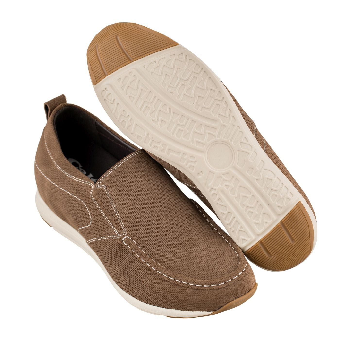 CALTO - G4904 - 2.8 Inches Taller (Brown) - Super Lightweight - WonderingCloth
