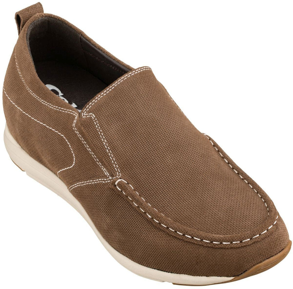 CALTO - G4904 - 2.8 Inches Taller (Brown) - Super Lightweight - WonderingCloth