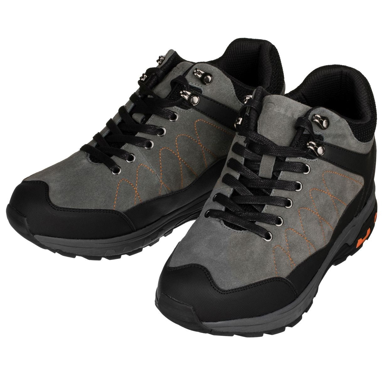 CALTO - H75472 - 3.2 Inches Taller (Grey) - Hiking Style Boots - WonderingCloth