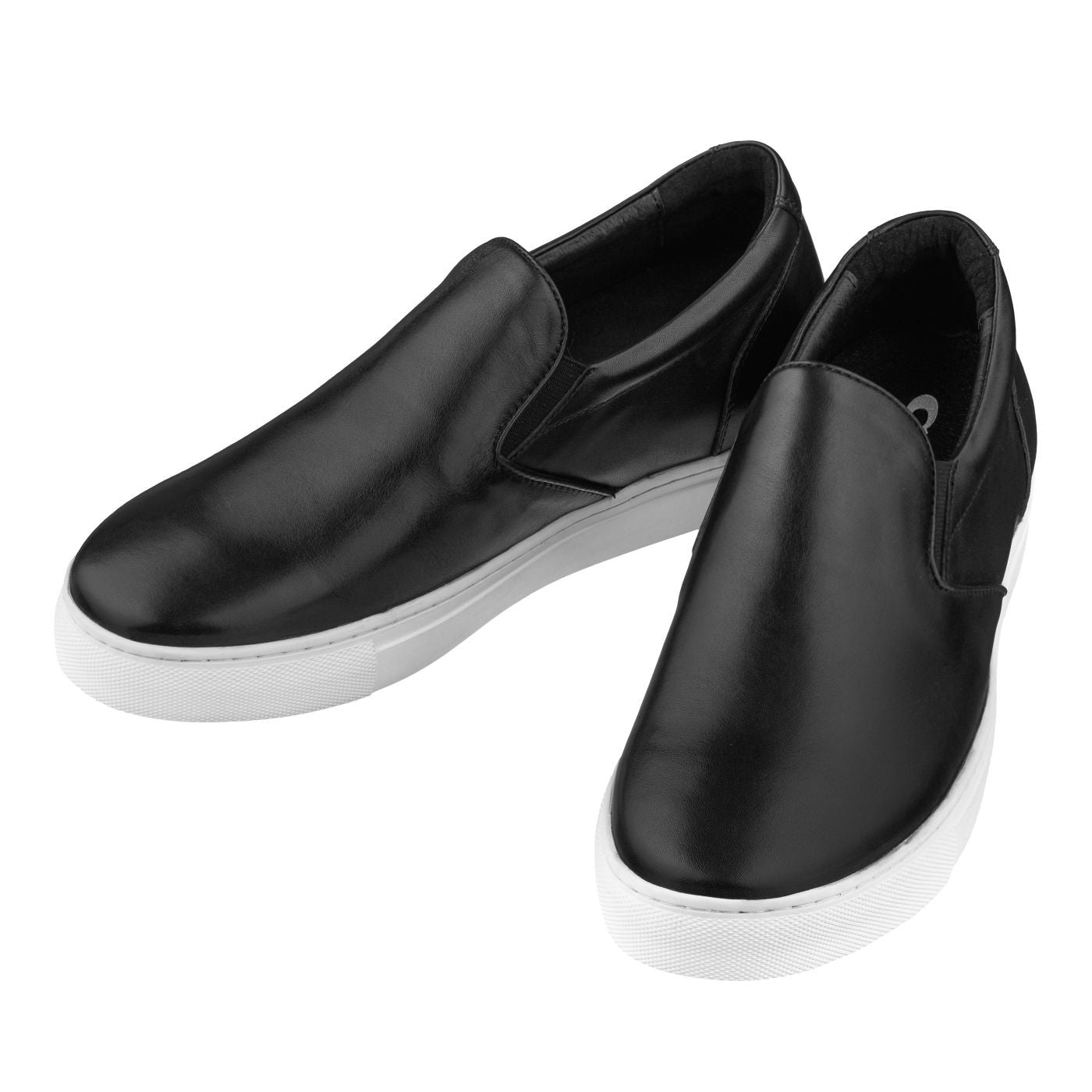 CALTO - T1021 - 2.4 Inches Taller (Black) Nappa Leather - Lightweight - WonderingCloth