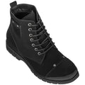 CALDEN - K18135 - 3.2 Inches Taller (Nubuck Black) - WonderingCloth
