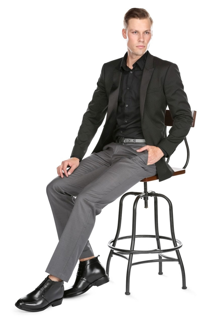 CALDEN - K28801 - 3 Inches Taller (Black) - WonderingCloth