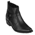 CALTO - T8112 - 3.3 Inches Taller (Black) - Zipper Boots - WonderingCloth