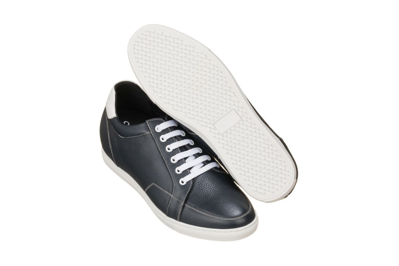 CALTO - K0082 - 2.5 Inches Taller (Dark Blue/White) - WonderingCloth