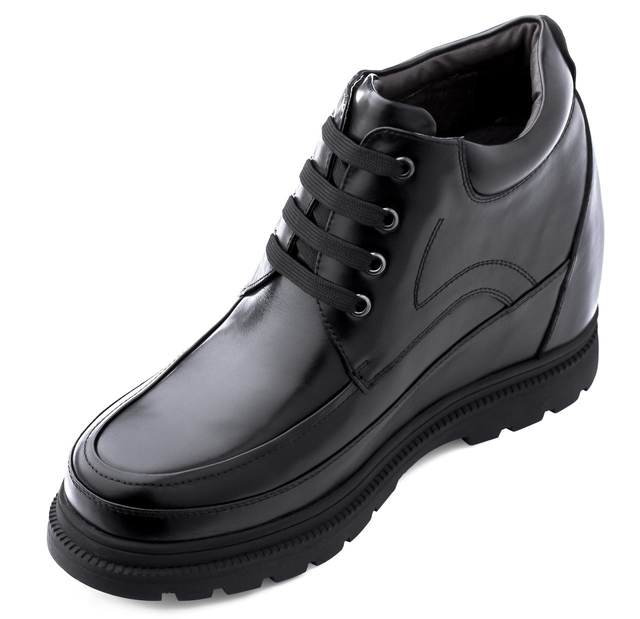CALDEN Leather Elevator Boots - 5.2 Inches - K511615 - WonderingCloth
