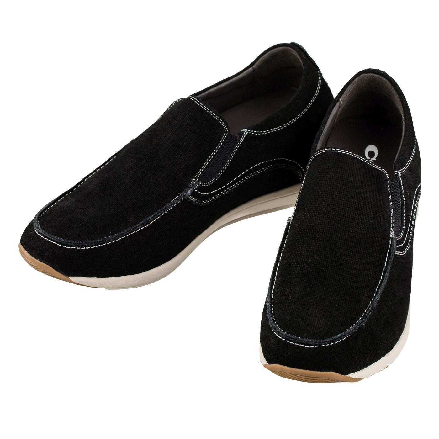 CALTO - G4903 - 2.8 Inches Taller (Nubuck Black) - Super Lightweight - WonderingCloth