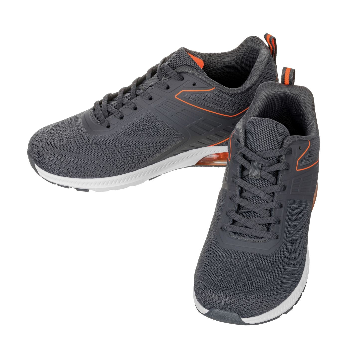 CALTO - Q232 - 2.4 Inches Taller (Grey/Orange) - Super Lightweight - WonderingCloth