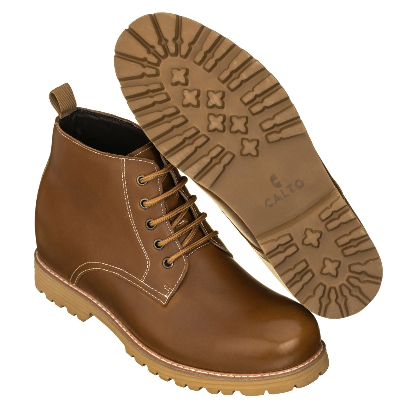 CALTO - S8751 - 3.4 Inches Taller (Brown) - WonderingCloth