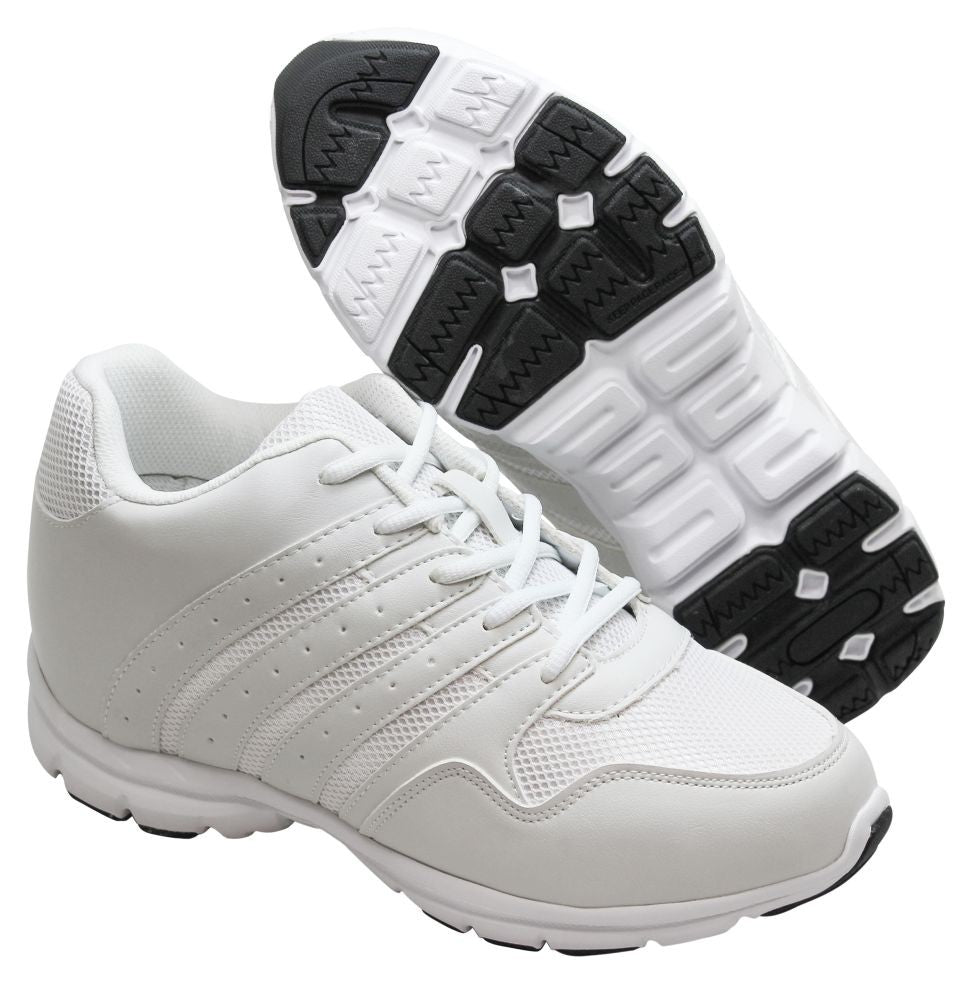 CALTO - G8818 - 3.2 Inches Taller (White) - Super Lightweight - WonderingCloth