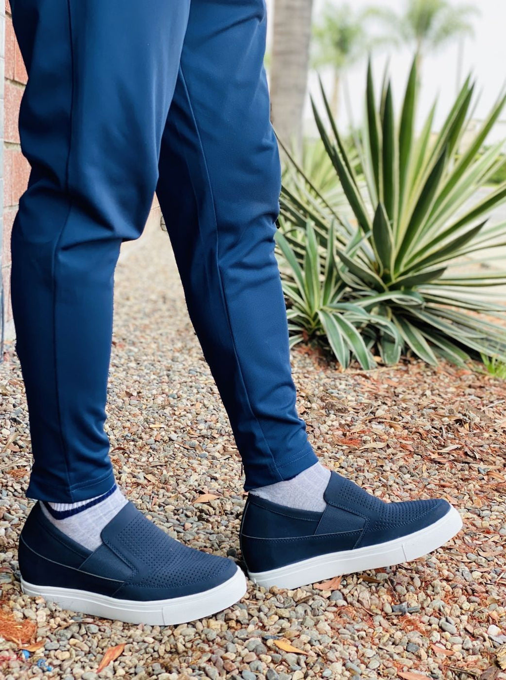 CALTO - G63892 - 3 Inches Taller (Navy) - Lightweight - WonderingCloth