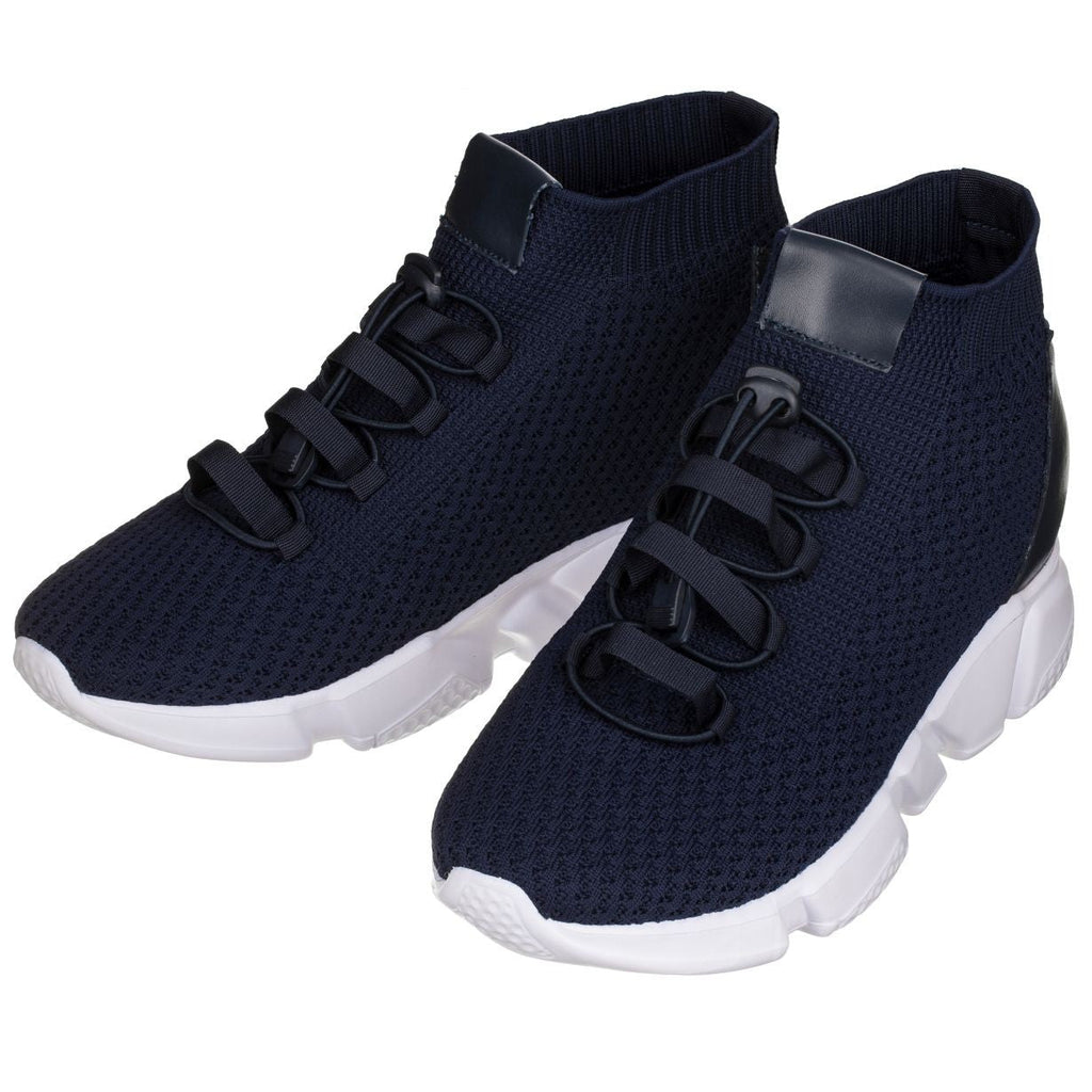 CALTO - H1722 - 3.2 Inches Taller (Dark Blue) - Ultra Lightweight - WonderingCloth