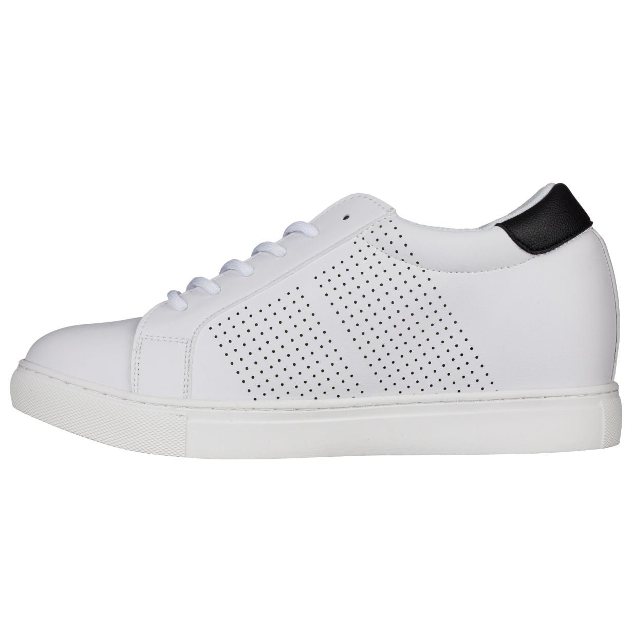 CALTO 2.6-Inch Taller White Elevator Sneakers H0833 - WonderingCloth