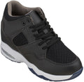 CALTO Black Elevator Sneakers - 3.4 Inches - H329082 - WonderingCloth