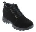 CALTO 3.2" Taller Black Hiker-Style Height-Enhancing Shoes H7222 - WonderingCloth