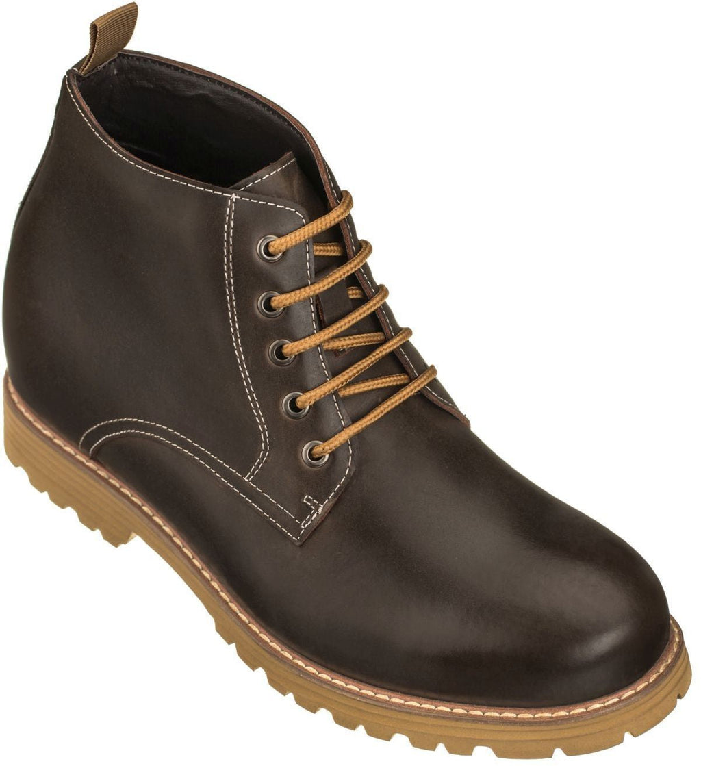 CALTO - S8752 - 3.4 Inches Taller (Dark Brown) - WonderingCloth