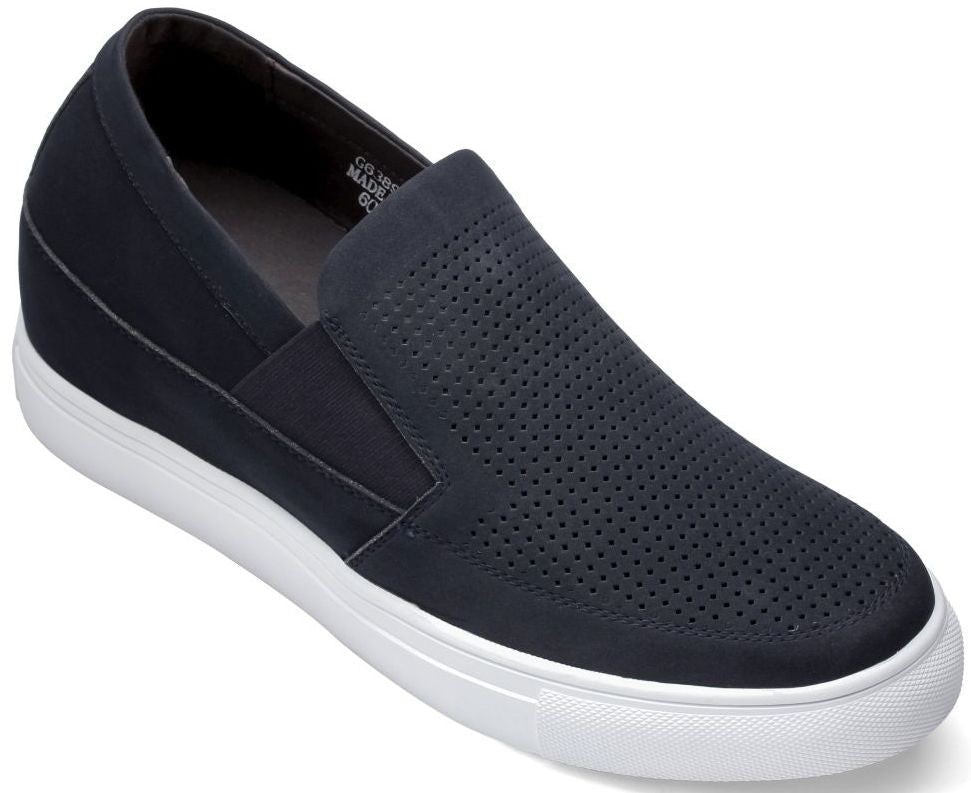 CALTO - G63892 - 3 Inches Taller (Navy) - Lightweight - WonderingCloth