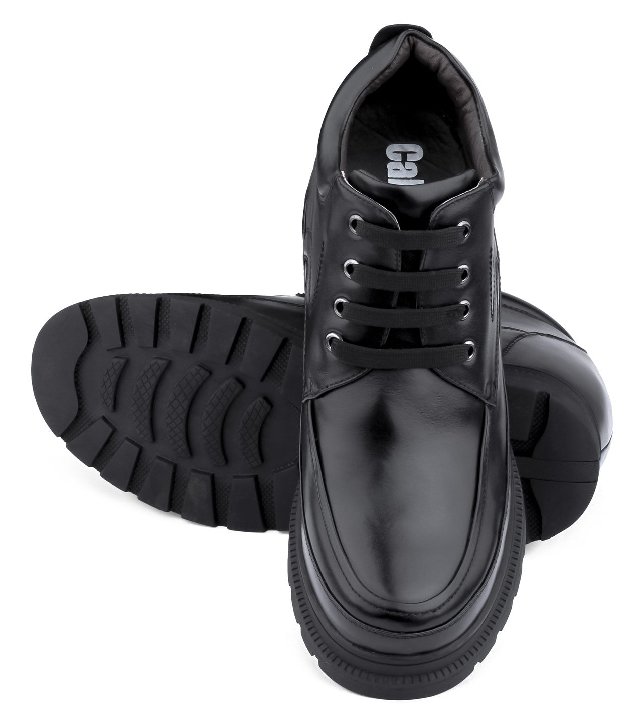 CALDEN Leather Elevator Boots - 5.2 Inches - K511615 - WonderingCloth