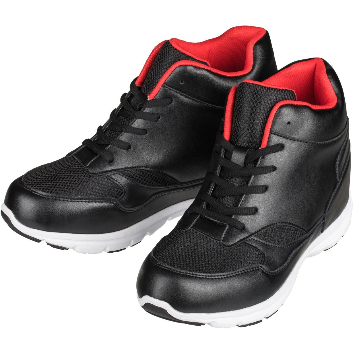 CALTO Leather High-Top Sneakers - Four Inches - G3332 - WonderingCloth