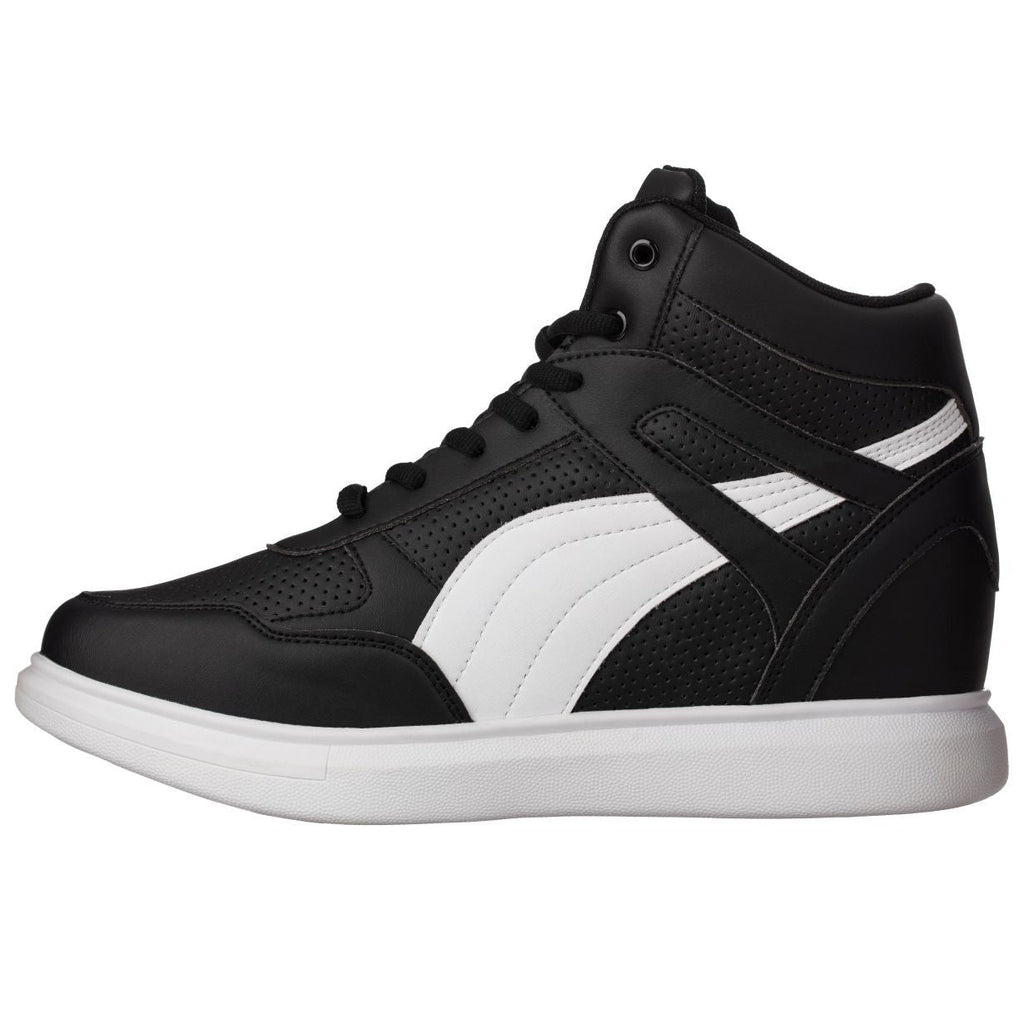 CALTO High-Top Sneaker Elevator Shoes - 3.8 Inches - H71901 - WonderingCloth