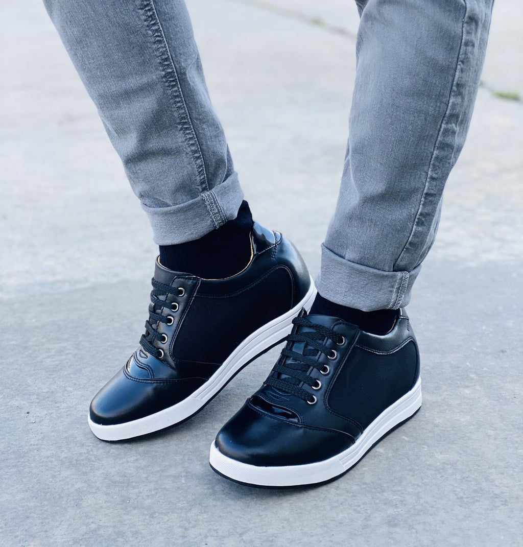 TOTO A53272 - 3.2-Inch Taller Men's Elevator Sneakers - WonderingCloth