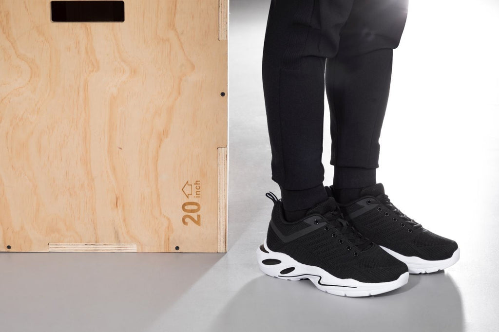 CALTO - Q330 - 2.6 Inches Taller (Black/White) - Super Lightweight - WonderingCloth