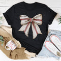 Vintage Bow Baseball Tee - WonderingCloth
