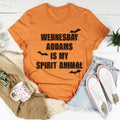 Wednesday Addams Is My Spirit Animal Tee - WonderingCloth
