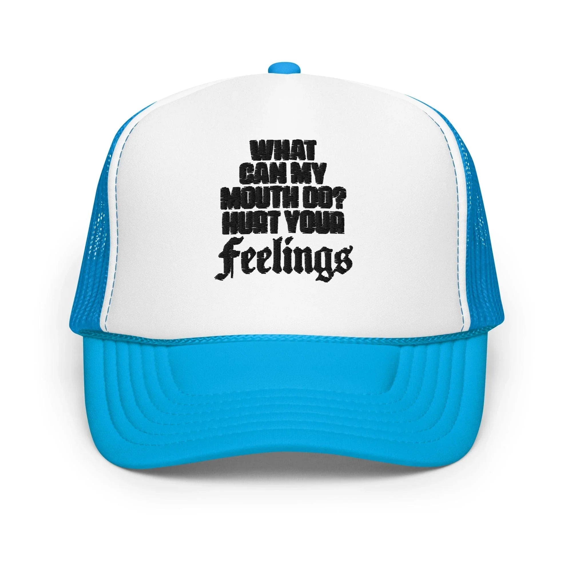 What Can My Mouth Do Trucker Hat - WonderingCloth