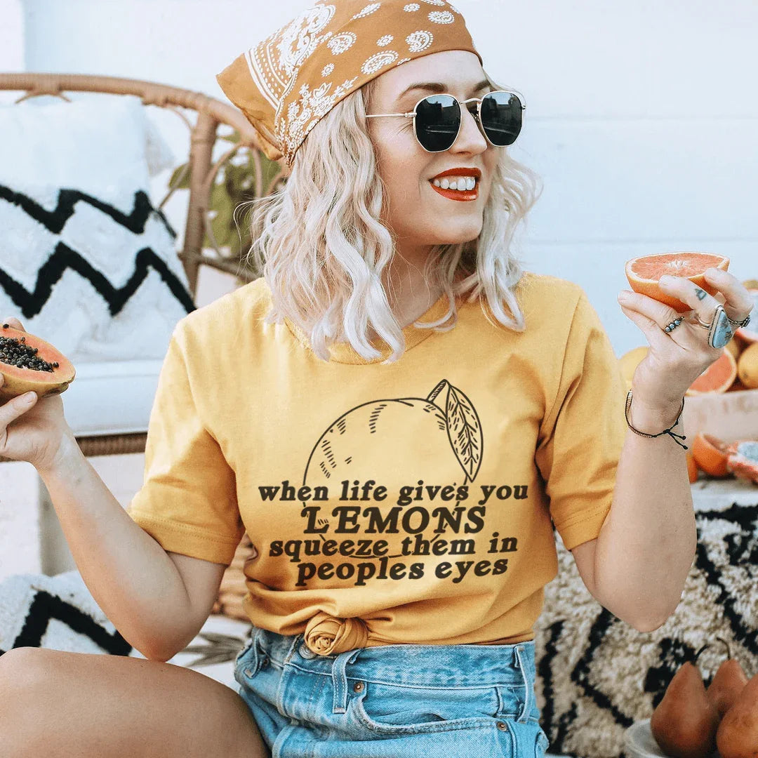 When Life Gives You Lemons Tee - WonderingCloth