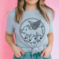 When Pigs Fly Tee - WonderingCloth