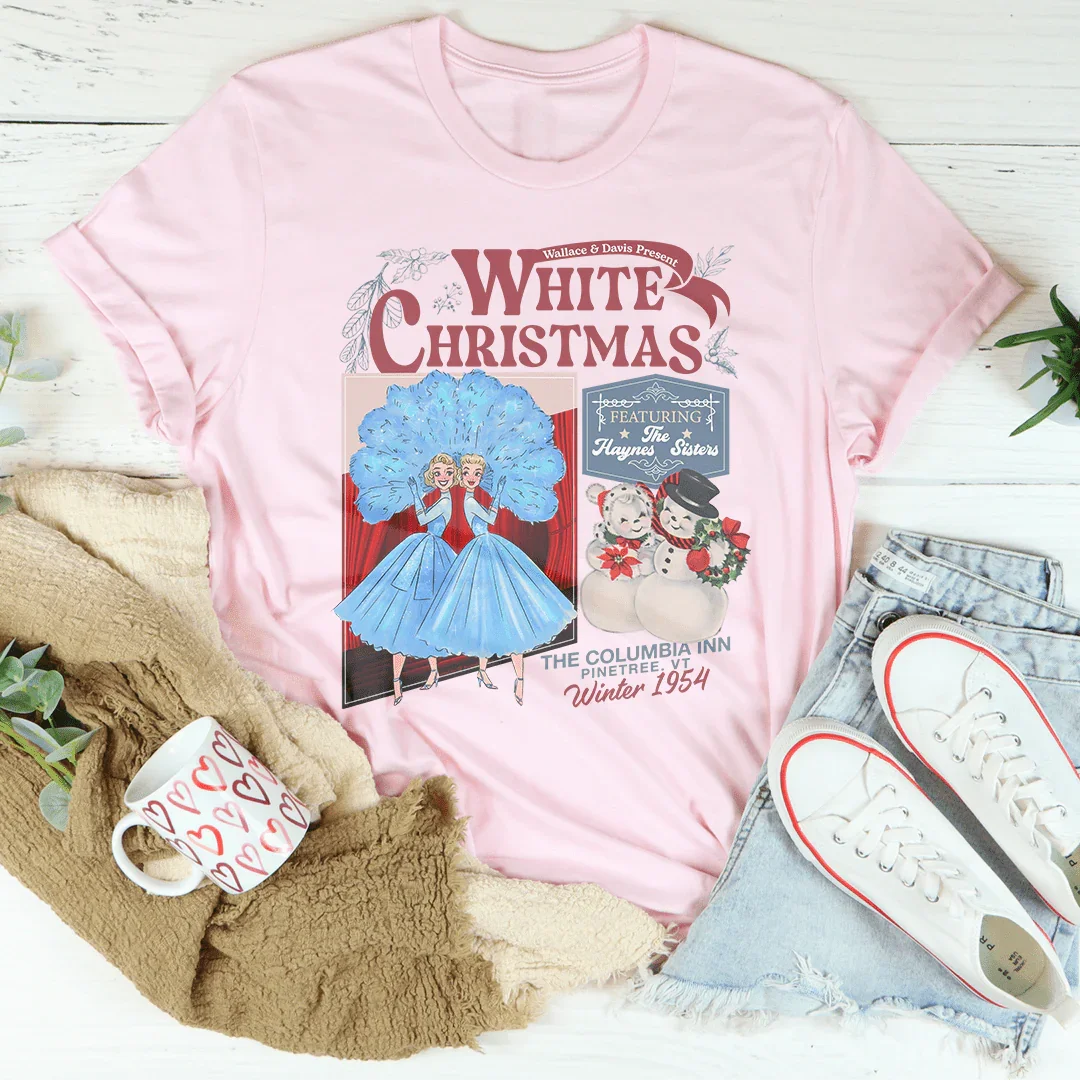 White Christmas Tee - WonderingCloth