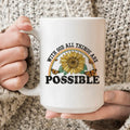With God All Things Are Possible Ceramic Mug 15 oz - WonderingCloth