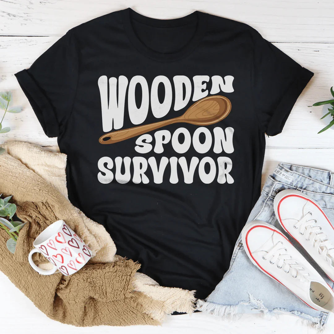 Wooden Spoon Survivor Tee - WonderingCloth