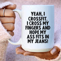 Yeah I Crossfit Ceramic Mug 15 oz - WonderingCloth