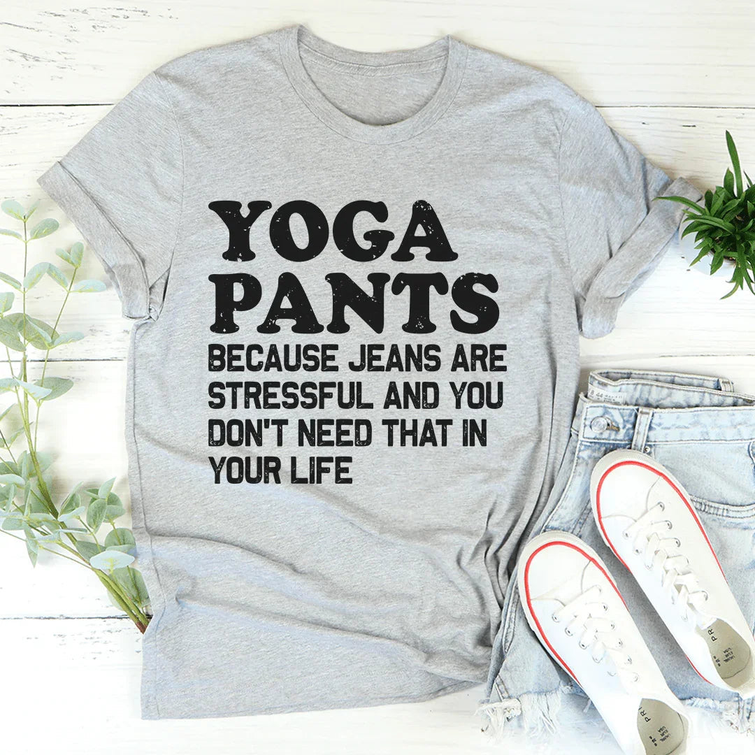 Yoga Pants Tee - WonderingCloth