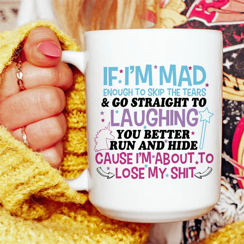 You Better Run And Hide Ceramic Mug 15 oz - WonderingCloth