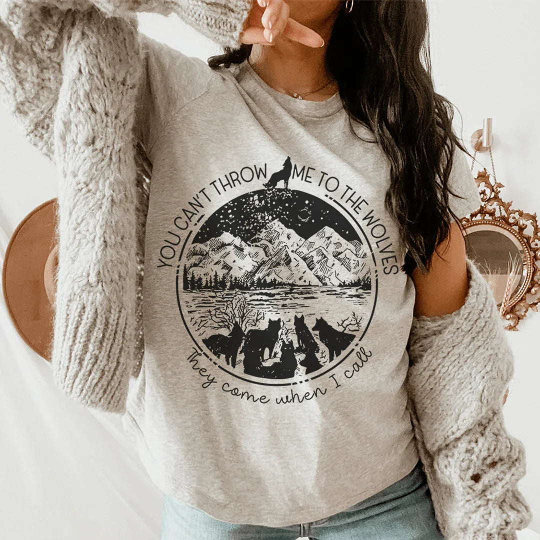 You Can't Throw Me To The Wolves Tee - WonderingCloth
