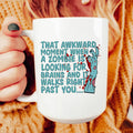 Zombie Looking For Brains Ceramic Mug 15 oz - WonderingCloth